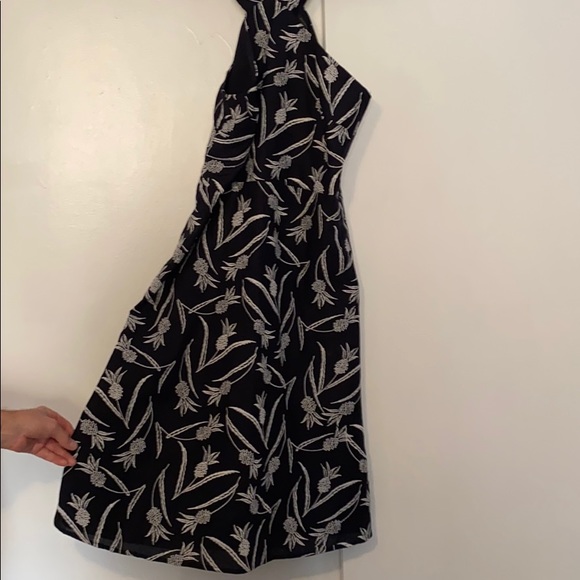 Loft navy print dress, size 12. BNWT - Picture 2 of 3